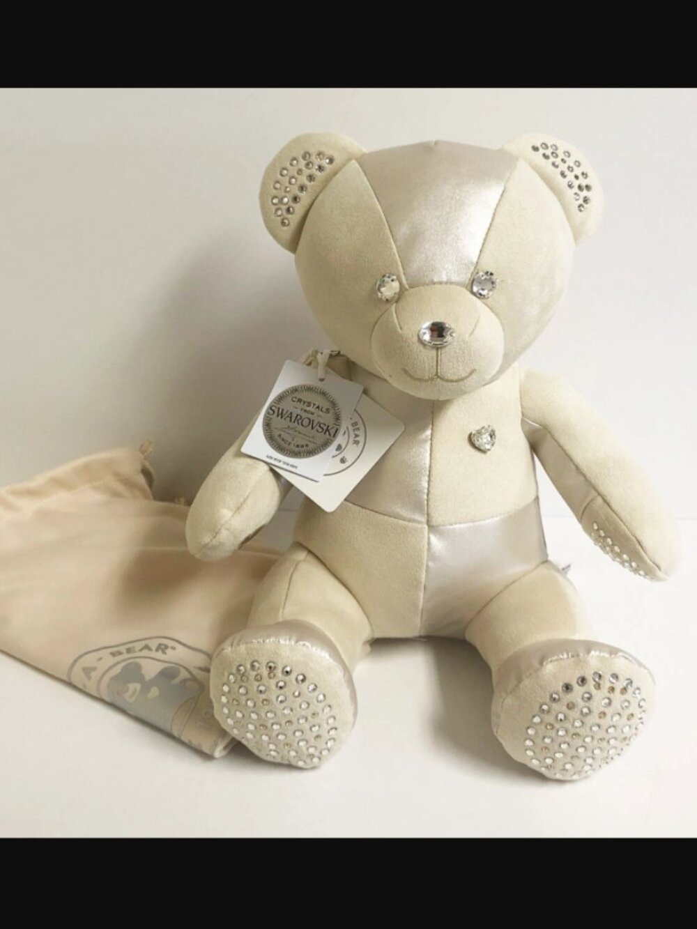 RETIRED Original 2021 BABW Build-A-Bear Swarovski Diamond Crystals Plush - NWT